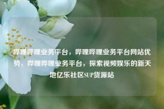 哔哩哔哩业务平台，哔哩哔哩业务平台网站优势，哔哩哔哩业务平台，探索视频娱乐的新天地亿乐社区SUP货源站