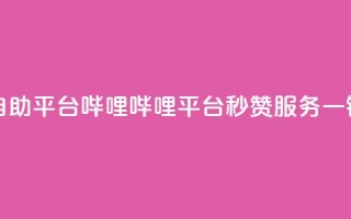 哔哩哔哩秒点赞在线自助平台 - 哔哩哔哩平台秒赞服务，一键快速提升人气!